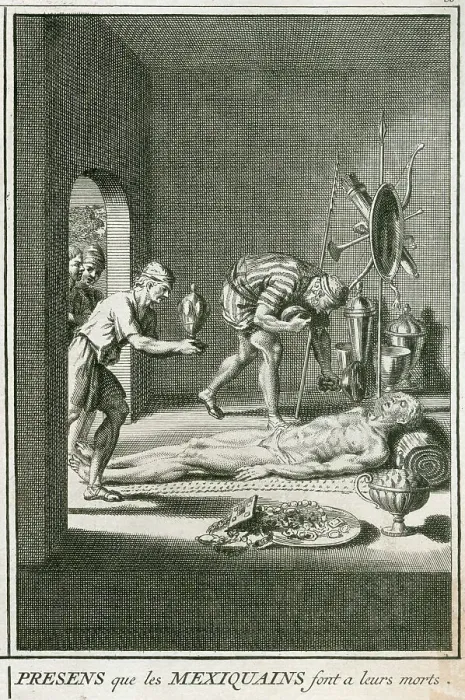Framed Print : MOURNING, MEXICO 1726 Framed Print : MOURNING, MEXICO 1726