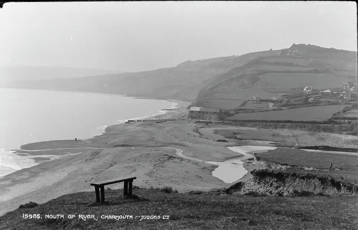 Framed Print : Mouth of River Charmouth Framed Print : Mouth of River Charmouth