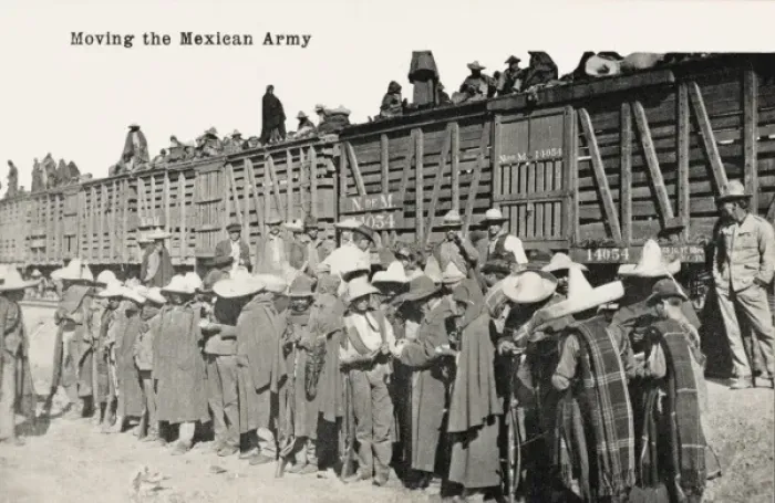 Framed Print : Moving the Mexican Army Framed Print : Moving the Mexican Army
