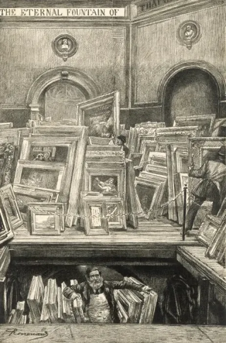 Framed Print : Moving Paintings for the Royal Academy Exhibition, London, 1 Framed Print : Moving Paintings for the Royal Academy Exhibition, London, 1