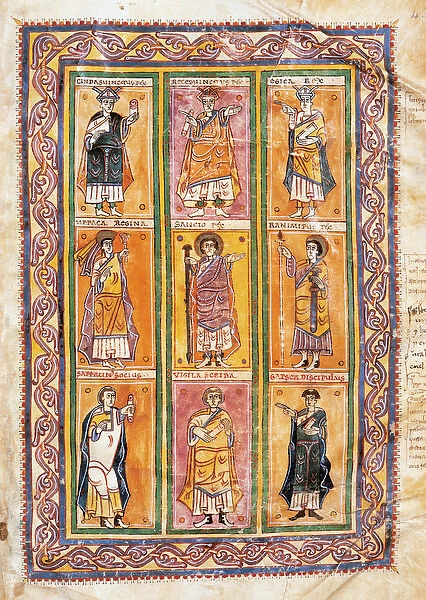 Mozarabic art. 10th century. Codex Vigilanus or Albeldensis