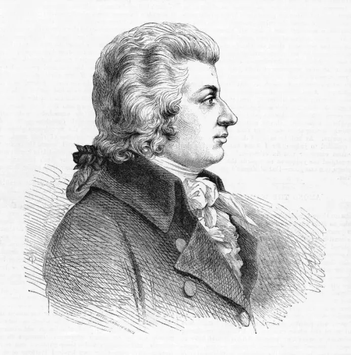 Framed Print : MOZART / 1756-1791 Framed Print : MOZART / 1756-1791