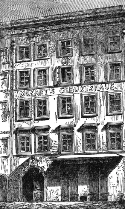 Framed Print : Mozart Birthplace Framed Print : Mozart Birthplace