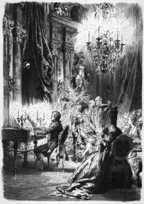 Framed Print : Mozart Kaiser Josef Framed Print : Mozart Kaiser Josef
