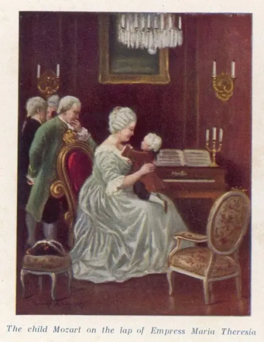 Framed Print : Mozart, Maria Theresia Framed Print : Mozart, Maria Theresia