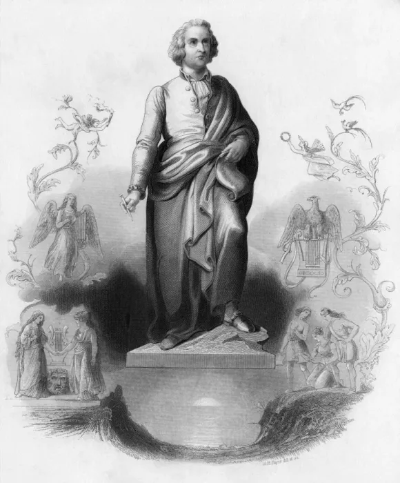 Framed Print : Mozart Payne Statue Framed Print : Mozart Payne Statue