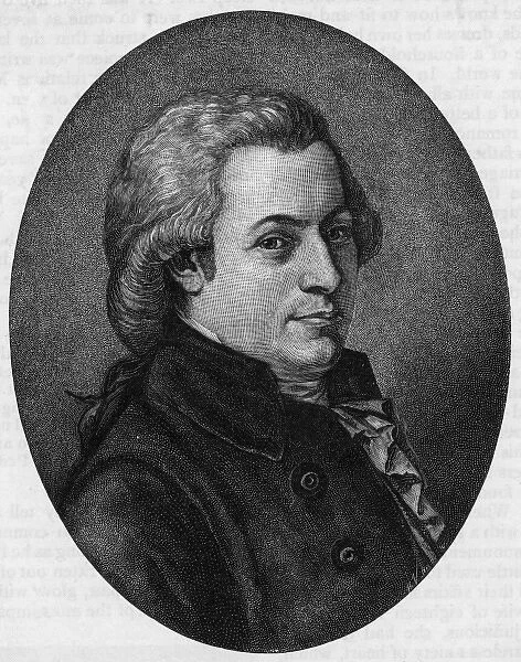 Mozart / Tischbein. WOLFGANG AMADEUS MOZART the Austrian composer at the age of 35 Date