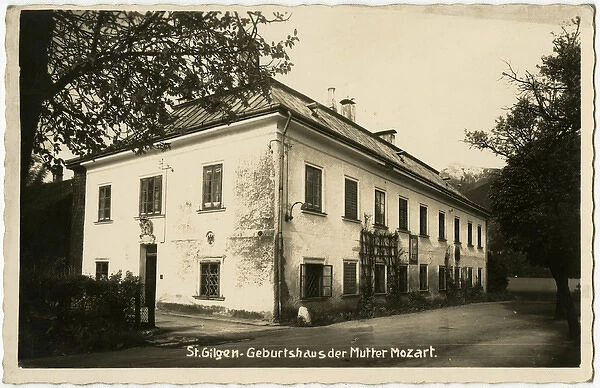 Mozarts Mothers birthplace at St. Gilgren, Austria