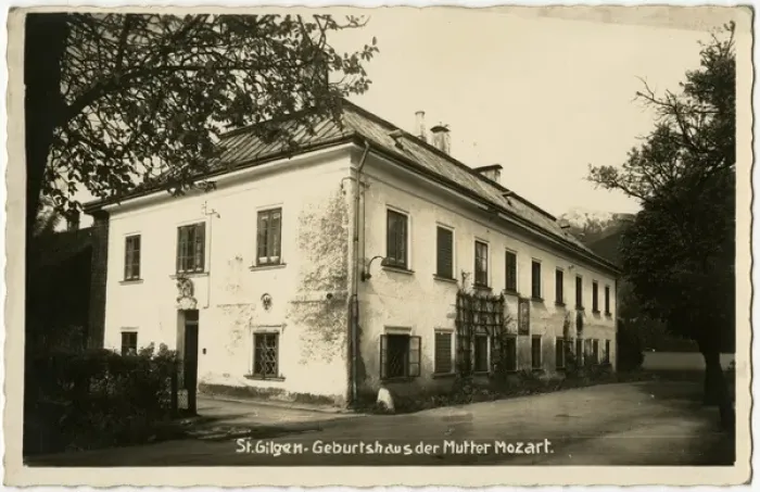 Framed Print : Mozarts Mothers birthplace at St. Gilgren, Austria Framed Print : Mozarts Mothers birthplace at St. Gilgren, Austria