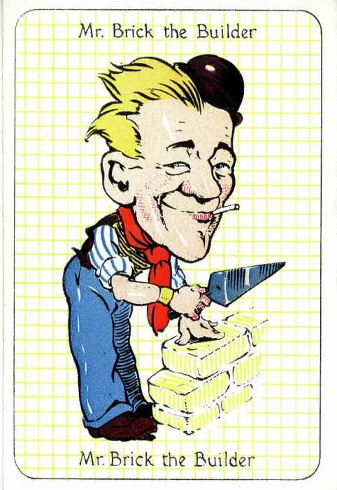 Framed Print : Mr Brick the Builder Framed Print : Mr Brick the Builder