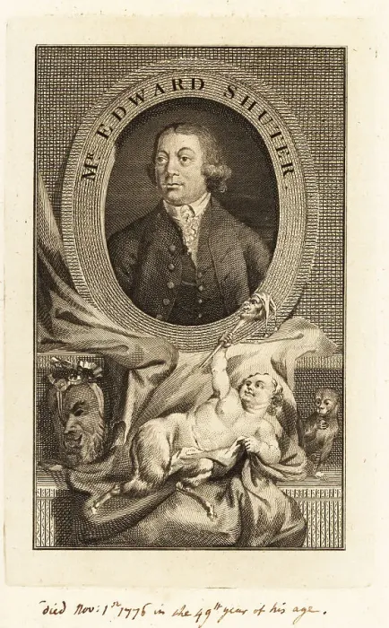 Framed Print : Mr. Edward Shuter, 18th century English stage actor Framed Print : Mr. Edward Shuter, 18th century English stage actor