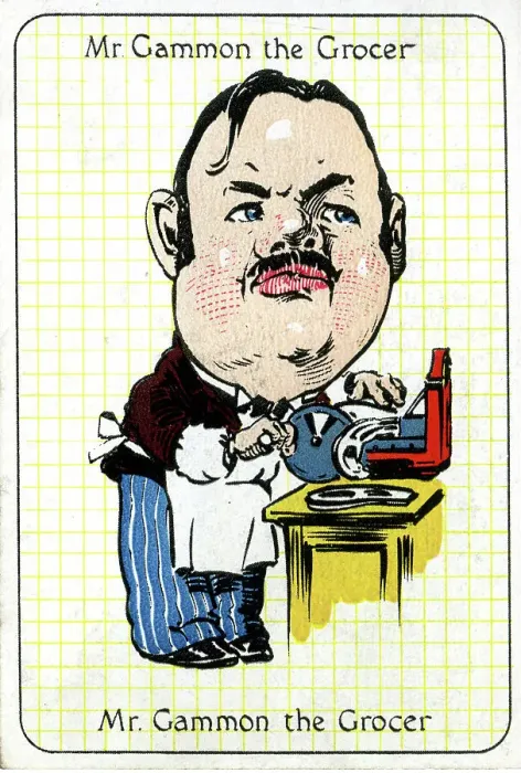 Framed Print : Mr Gammon the Grocer Framed Print : Mr Gammon the Grocer