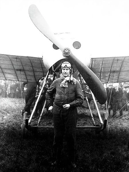 Mr. H Blackburn, aviator, Sheffield in 1914