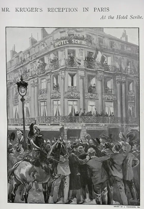 Framed Print : Mr Kruger's reception in Paris Framed Print : Mr Kruger's reception in Paris