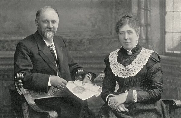 Mr and Mrs Alfred Mager, Edgworth