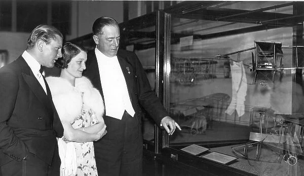 Mr and Mrs C. R. Fairey with Sir Richard Fairey