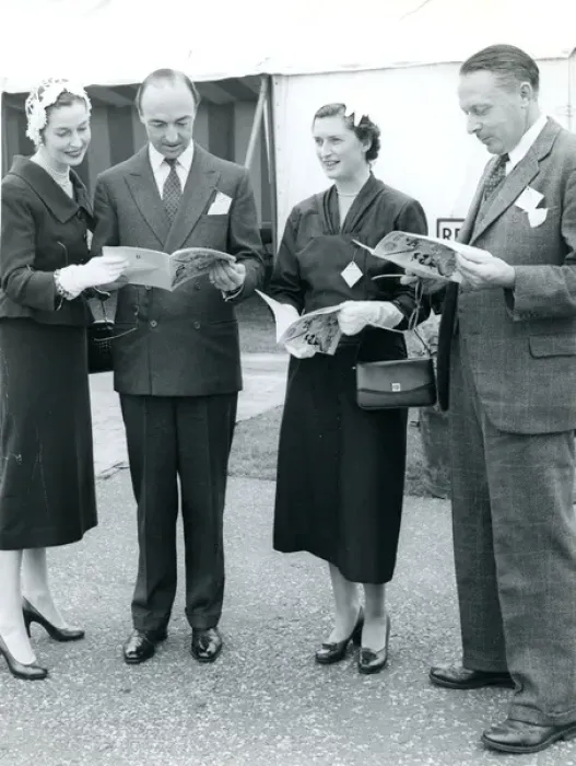 Framed Print : Mr and Mrs J. D. Profumo (Miss Valerie Hobson) and Mr and? Framed Print : Mr and Mrs J. D. Profumo (Miss Valerie Hobson) and Mr and?