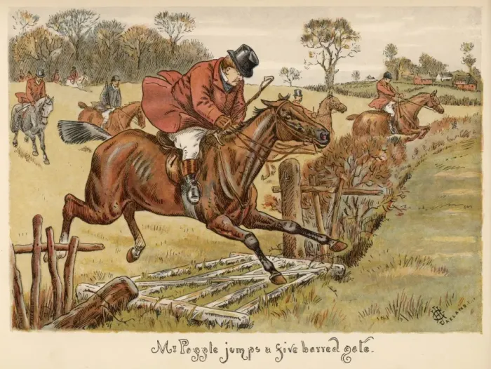 Framed Print : Mr Popple Jumps Gate Framed Print : Mr Popple Jumps Gate