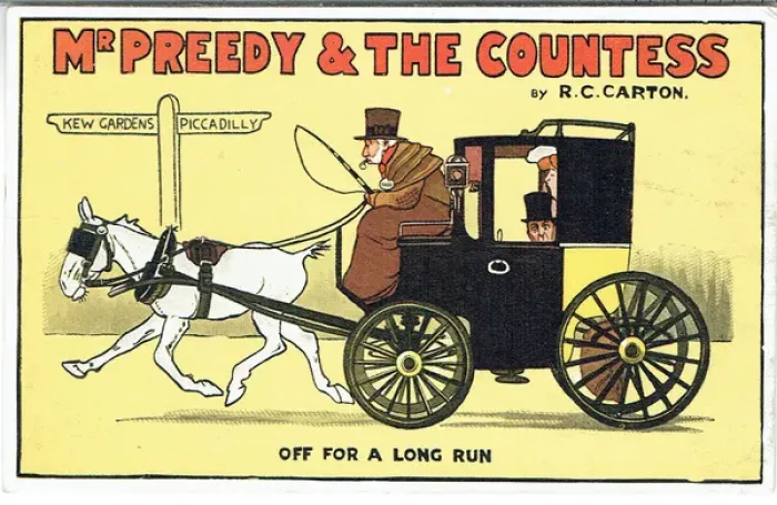 Framed Print : Mr Preedy and the Countess by R C Carton Framed Print : Mr Preedy and the Countess by R C Carton