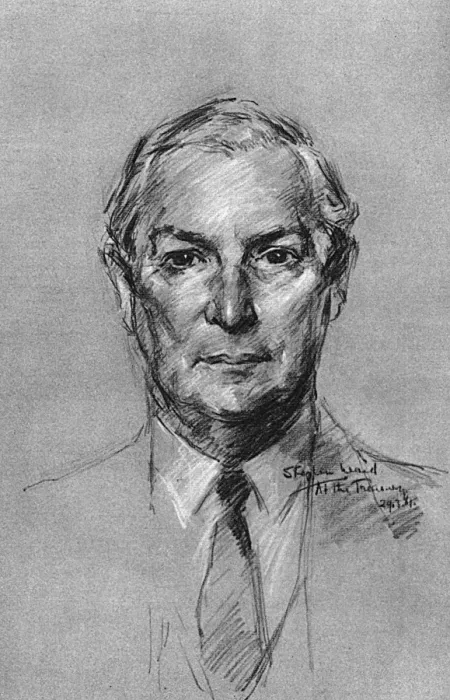 Framed Print : Mr. Selywn Lloyd, as sketched by Stephen Ward, 1961 Framed Print : Mr. Selywn Lloyd, as sketched by Stephen Ward, 1961