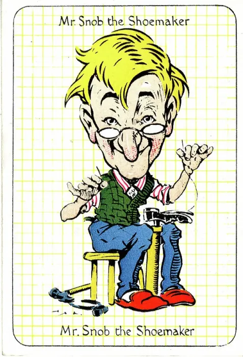 Framed Print : Mr Snob the Shoemaker Framed Print : Mr Snob the Shoemaker