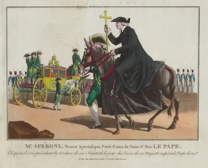 Framed Print : Mr. Speroni, nonce apostolique, porte-croix de Notre St. Per Framed Print : Mr. Speroni, nonce apostolique, porte-croix de Notre St. Per
