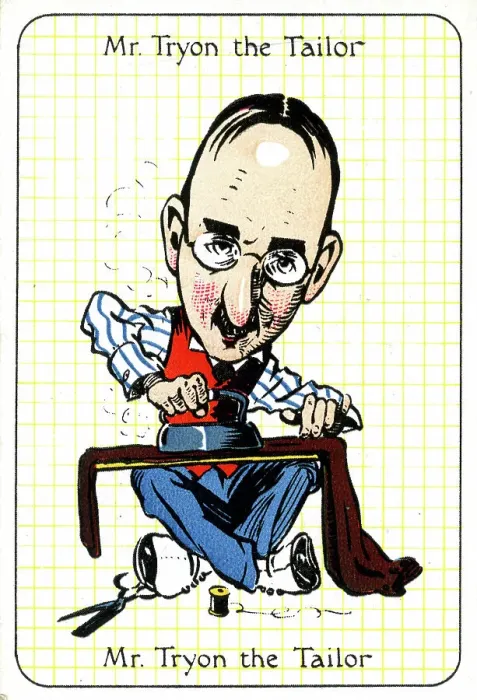 Framed Print : Mr Tryon the Tailor Framed Print : Mr Tryon the Tailor