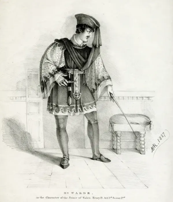 Framed Print : Mr Warde as the Prince of Wales in Shakespeares Henry IV Framed Print : Mr Warde as the Prince of Wales in Shakespeares Henry IV