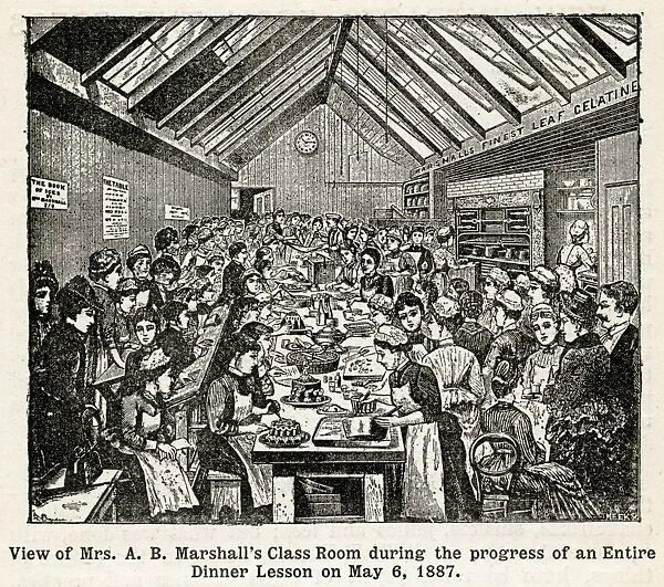 Mrs. A. B Marshalls school of Cookery 1887