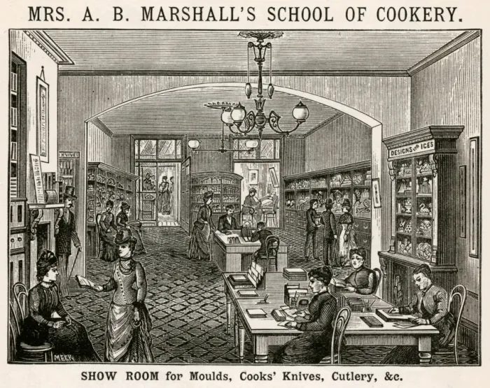 Framed Print : Mrs. A. B Marshalls showroom for moulds 1887 Framed Print : Mrs. A. B Marshalls showroom for moulds 1887