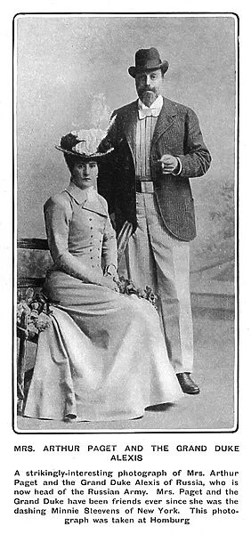 Mrs Arthur Paget and the Grand Duke Alexis