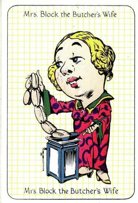 Framed Print : Mrs Block the Butcher's Wife Framed Print : Mrs Block the Butcher's Wife