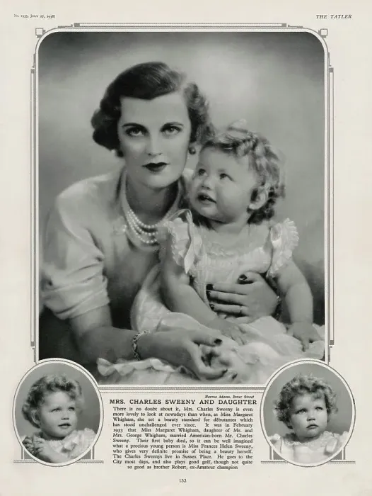 Framed Print : Mrs Charles Sweeny and daughter Frances Framed Print : Mrs Charles Sweeny and daughter Frances