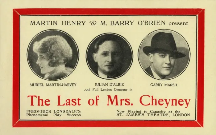 Framed Print : The Last of Mrs Cheyney, Pavilion Theatre, Weymouth Framed Print : The Last of Mrs Cheyney, Pavilion Theatre, Weymouth