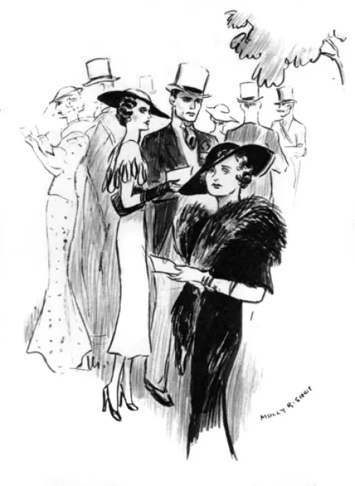 Framed Print : Mrs Esmond Harmsworth & Mr & Mrs Sweeny at Ascot Framed Print : Mrs Esmond Harmsworth & Mr & Mrs Sweeny at Ascot