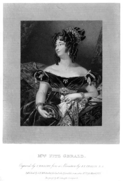 Framed Print : Mrs Fitzgerald of Naseby Framed Print : Mrs Fitzgerald of Naseby
