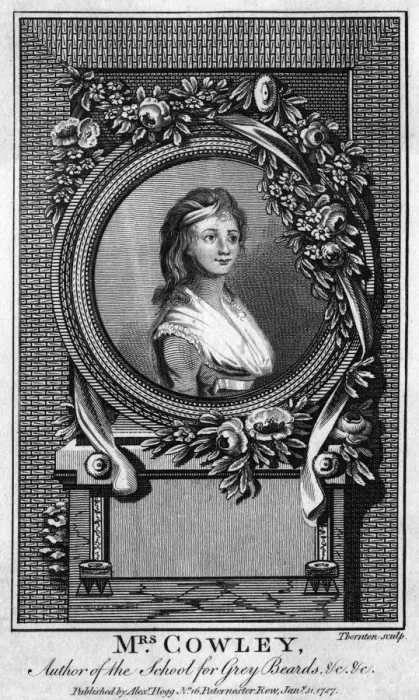 Framed Print : Mrs Hannah Cowley Framed Print : Mrs Hannah Cowley