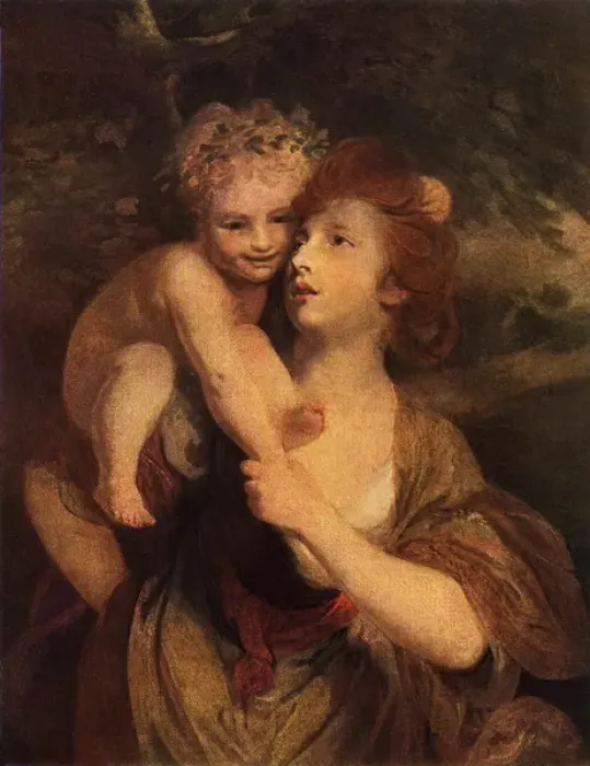Framed Print : Mrs Hartley & child Framed Print : Mrs Hartley & child