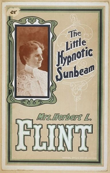 Mrs. Herbert L. Flint the little hypnotic sunbeam