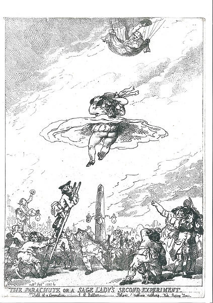 Mrs. Letitia Sage, first Englishwoman to ascend in a balloon