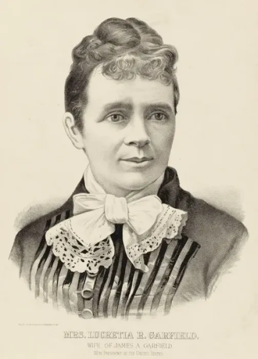 Framed Print : Mrs. Lucretia R. Garfield Framed Print : Mrs. Lucretia R. Garfield