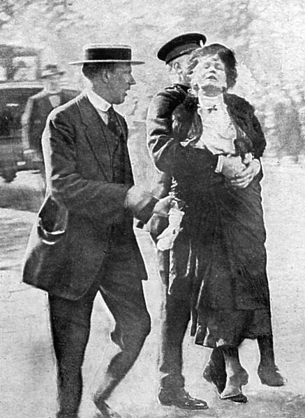 Mrs Pankhurst Arrested