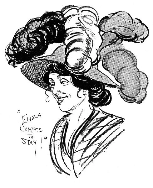 Mrs Patrick Campbell as Eliza Doolittle in Pygmalion, 1914