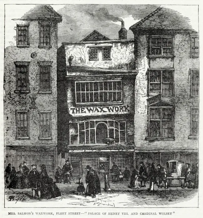 Framed Print : Mrs Salmons Waxworks in Fleet Street, London, the Madame Tussaud Framed Print : Mrs Salmons Waxworks in Fleet Street, London, the Madame Tussaud