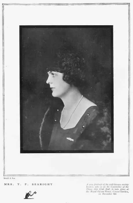 Framed Print : Mrs T. P. Searight, well known society hostess Framed Print : Mrs T. P. Searight, well known society hostess