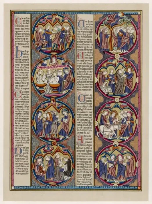 Framed Print : Ms - Bible History Framed Print : Ms - Bible History