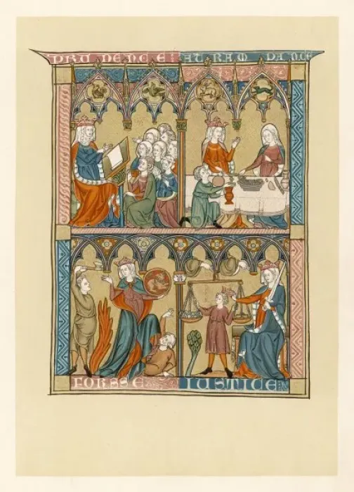 Framed Print : Ms - Bible Sceness Framed Print : Ms - Bible Sceness