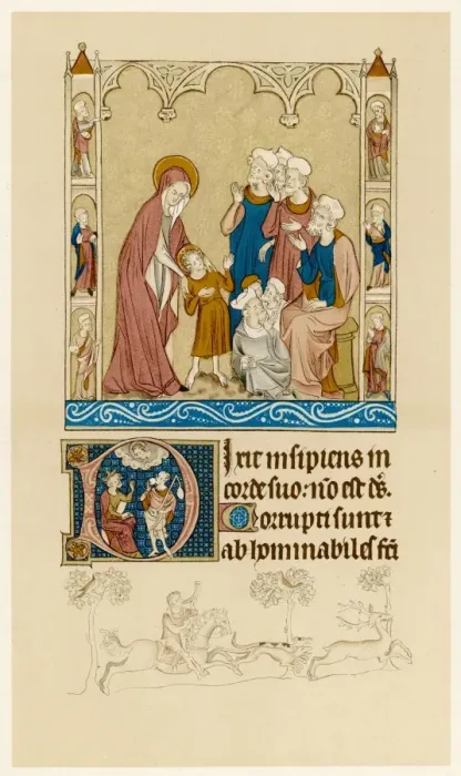 Framed Print : Ms - Jesus and Priests Framed Print : Ms - Jesus and Priests