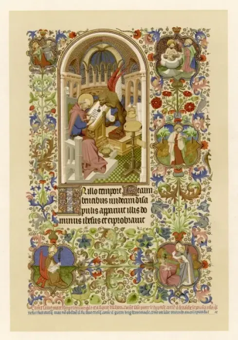 Framed Print : Ms - Writing 15th Cent Framed Print : Ms - Writing 15th Cent