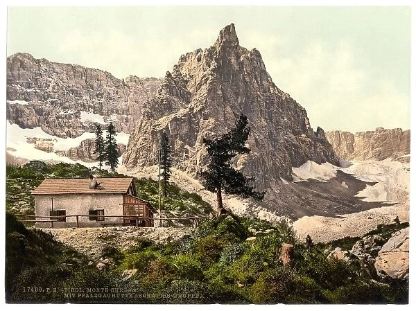 Mt. Surlon and lake, Tyrol, Austro-Hungary